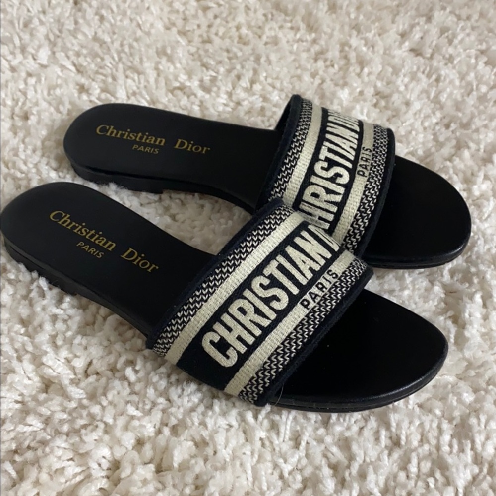 Christian Dior Dway Slide Black